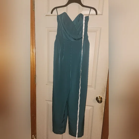EXPRESS Jumpsuit/Pantsuit Green Size 0 - Picture 5 of 10